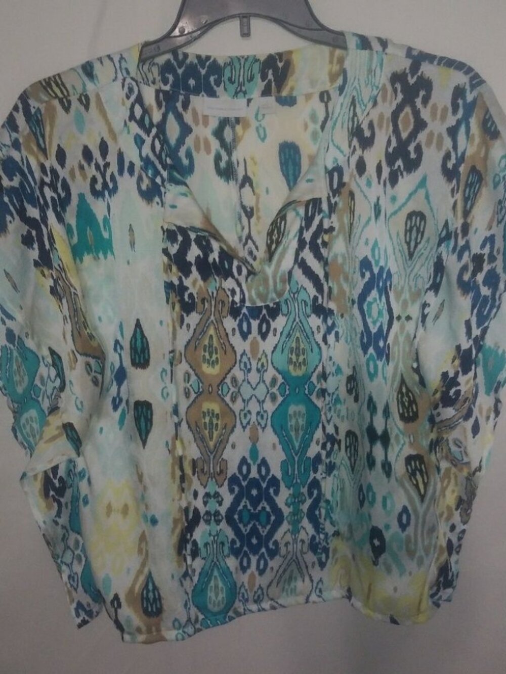 New York & Co. S Aqua Lime Top
